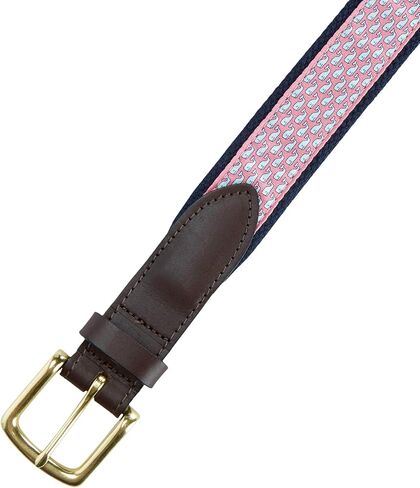vineyard vines Men's Vineyard Whale Canvas Club Belt in Saudi Arabia
