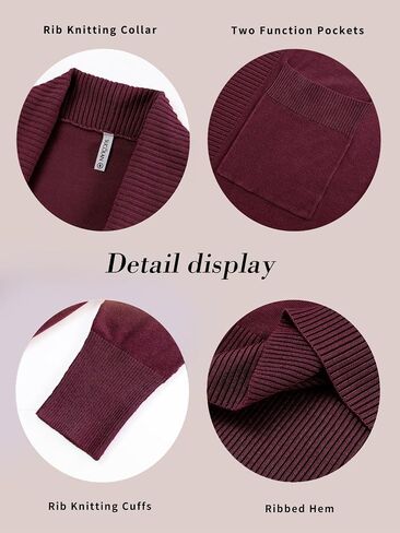 Sucolan Women's Cardigans 2023 Open Front Kint Cardigan Sweater Lightweight Soft Sweater Jacket with Pockets in Saudi Arabia