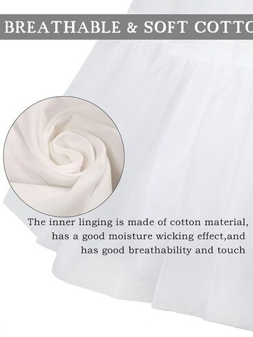 تنورة نسائية من قماش قطني عتيقة من الخمسينيات، تنانير توتو، تنانير داخلية من الأورجانزا روكابيلي in Kuwait