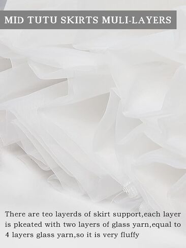 تنورة نسائية من قماش قطني عتيقة من الخمسينيات، تنانير توتو، تنانير داخلية من الأورجانزا روكابيلي in Kuwait