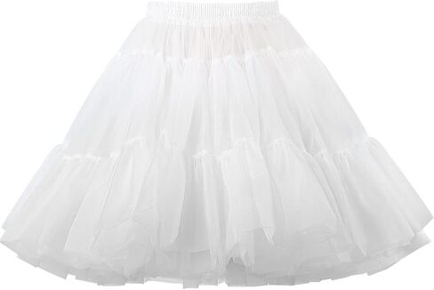 تنورة نسائية من قماش قطني عتيقة من الخمسينيات، تنانير توتو، تنانير داخلية من الأورجانزا روكابيلي in Kuwait