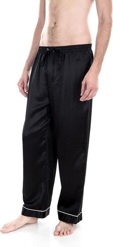 OSCAR ROSSA Men's Luxury Silk Sleepwear 100% Mulberry Silk Pajamas Pants in Kuwait
