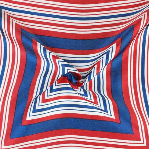 uxcell Women Square Scarf Scarves Leopard Printed Striped Polka Dots Pattern Kerchief Neckerchief in Saudi Arabia