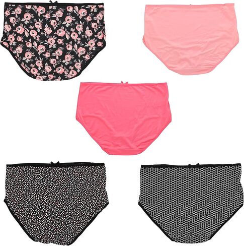 سراويل داخلية نسائية من Delta Burke Intimates بمقاس كبير وكلاسيكية عالية الارتفاع (5Pr) in Kuwait