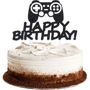 قطعة واحدة من BIEUFBJI لتزيين الكيك من لعبة الفيديو مع لعبة لامعة لحفلة بطابع لعبة الفيديو in Kuwait