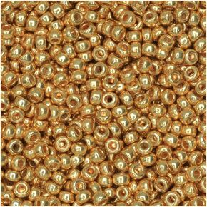 Miyuki Round Seed Bead Size 11/0 8.5g-tube Galvanized Yellow Gold in Kuwait