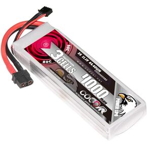 3500mAh 3S 11.1V 80C LiPo Battery with XT60 Connector for 1/10 Scale RC Hobby Models RC Racing Drone FPV Quads Quadcoper in Kuwait