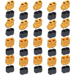 10Pair XT60H (XT60 Uograde) Male Female Bullet Connectors Plugs for RC Lipo Battery Rc Drone Airplane Accessories XT60 Connectors Plugs