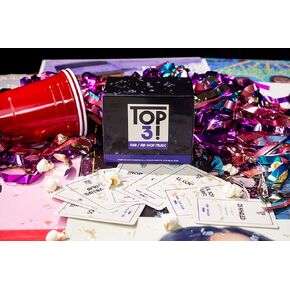 Top 3! Games - R&B/Hip-Hop Edition - The Game Where You Match Song Titles to The Musician, Multi-Generational, Family Game Night, 3 Ways to Play, 300 Artists, Hours of Fun in Saudi Arabia