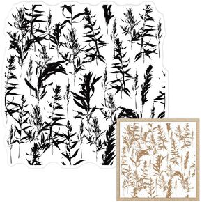 Flower Background Clear Stamps for Card Making and Photo Album Decorations, Classic Lines Vintage Pattern Sector Clear Rubber Stamps for Card Making Decoration and DIY Scrapbooking