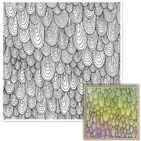 Flower Background Clear Stamps for Card Making and Photo Album Decorations, Classic Lines Vintage Pattern Sector Clear Rubber Stamps for Card Making Decoration and DIY Scrapbooking in Saudi Arabia
