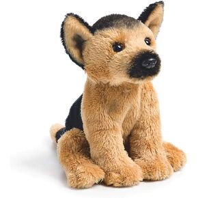 DEMDACO Black Long-Haired Chihuahua Children's Plush Beanbag Stuffed Animal Toy