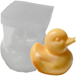 قالب سيليكون على شكل بطة ثلاثية الأبعاد من أونن إن إن إن ، قالب شموع لطيف على شكل بطة، قوالب صابون مصنوعة يدوياً، قالب شوكولاتة على شكل بطة، أدوات لصنع الحلي الحيوانية in Kuwait