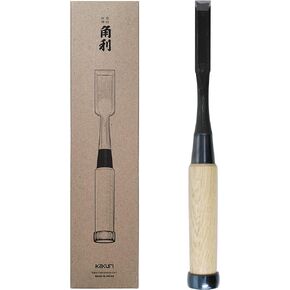 KAKURI Japanese Mortise Chisel for Woodworking 1/4" (6mm), Made in JAPAN, Professional Wood Chisel Oire Nomi (Hand Forged), Japanese White Steel No.2 Blade, White Oak Wood Handle in Kuwait