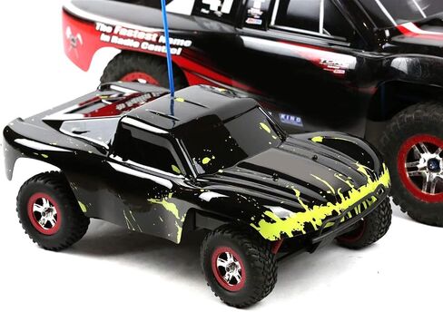 SummitLink Compatible Custom Body Muddy Green Over Black Replacement for 1/16 Scale RC Car or Truck (Truck not Included) SSMN-BG-02 in Saudi Arabia