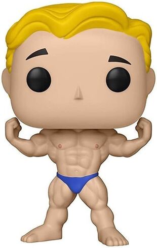 Funko Pop Games: Fallout 76 - Vault Boy: Strength in Saudi Arabia