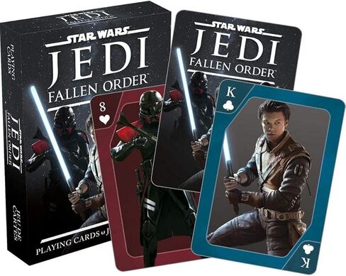 AQUARIUS Star Wars Playing Cards - Jedi Fallen Order Deck of Cards for Your Favorite Card Games - Officially Licensed Star Wars Merchandise & Collectibles in Saudi Arabia