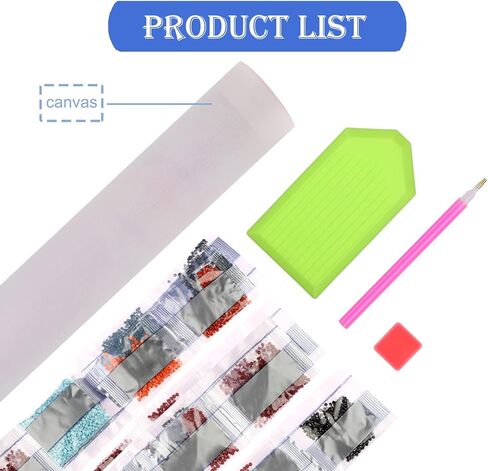 MXJSUA Special Shape Diamond Painting Kits for Adults, Round Drill Diamond Painting Kits 5D DIY Diamond Painting by Number Kits Diamond Art Kits for Home Wall Decor Flowers Tree 12x16 Inch in Saudi Arabia