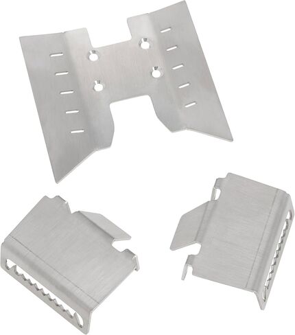 MEUS RACING Stainless Steel Skid Plate Chassis Armor Kit for AXIAL 1/18 UTB18 Capra Crawler Car in Saudi Arabia