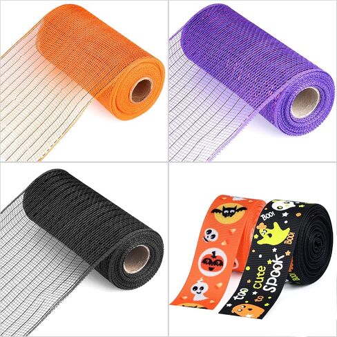 شريط عيد الحب من ELECLAND لأكاليل الزهور، شريط شبكي من البوليستر بطول 6 بوصات بطول 90 قدمًا من رقائق معدنية باللون الأبيض/الوردي/الأحمر لفات شبكية لتزيين عيد الحب إكليل من الزهور DIY لوازم يدوية in Kuwait