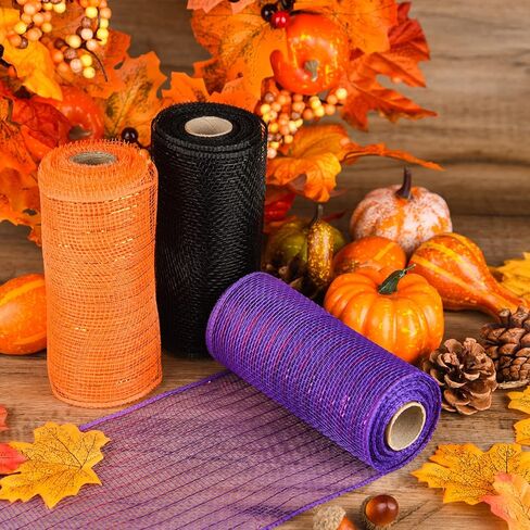 شريط عيد الحب من ELECLAND لأكاليل الزهور، شريط شبكي من البوليستر بطول 6 بوصات بطول 90 قدمًا من رقائق معدنية باللون الأبيض/الوردي/الأحمر لفات شبكية لتزيين عيد الحب إكليل من الزهور DIY لوازم يدوية in Kuwait