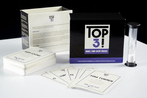 Top 3! Games - R&B/Hip-Hop Edition - The Game Where You Match Song Titles to The Musician, Multi-Generational, Family Game Night, 3 Ways to Play, 300 Artists, Hours of Fun in Saudi Arabia