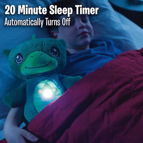 اونتيل ستار بيلي دريم لايتس، ضوء ليلي على شكل حيوان محشو، ديناصور اخضر حالم - يعرض نجوم واشكال متوهجة في 6 الوان لطيفة، كما يظهر في التلفزيون in Kuwait