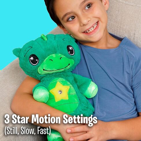 اونتيل ستار بيلي دريم لايتس، ضوء ليلي على شكل حيوان محشو، ديناصور اخضر حالم - يعرض نجوم واشكال متوهجة في 6 الوان لطيفة، كما يظهر في التلفزيون in Kuwait