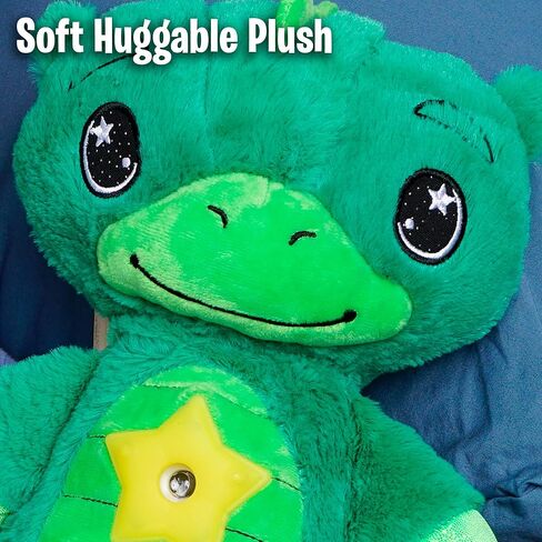 اونتيل ستار بيلي دريم لايتس، ضوء ليلي على شكل حيوان محشو، ديناصور اخضر حالم - يعرض نجوم واشكال متوهجة في 6 الوان لطيفة، كما يظهر في التلفزيون in Kuwait