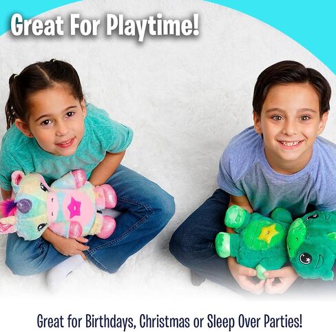 اونتيل ستار بيلي دريم لايتس، ضوء ليلي على شكل حيوان محشو، ديناصور اخضر حالم - يعرض نجوم واشكال متوهجة في 6 الوان لطيفة، كما يظهر في التلفزيون in Kuwait