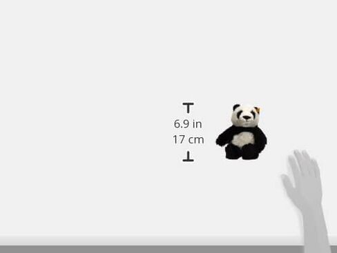Steiff 075650 Ming Panda 27 white/black in Kuwait