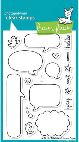 Lawn Fawn Clear Stamp A Birdie Told Me in Saudi Arabia