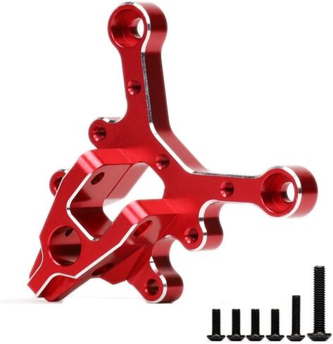 حامل دعامة مركزية أمامية وخلفية من الألومنيوم لـ 1/7 1/8 ARRMA 6S Felony Fireteam Infraction Limitless Kraton Notorious ترقيات أجزاء #ARA320500 (أحمر) in Saudi Arabia