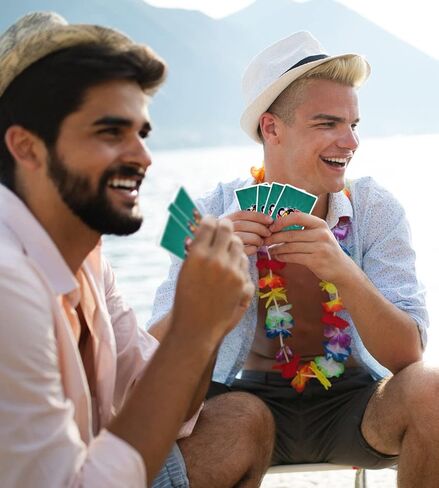 أوراق لعب بينوكل من All7s مكونة من مجموعتين - أوراق لعب بينوكل كبيرة، أوراق لعب 2 حزمة in Kuwait