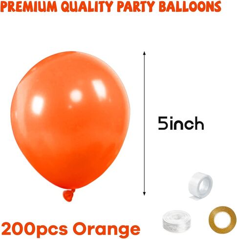 200 قطعة بالون 5 بوصة بألوان متنوعة، بالون لاتكس صغير، بالون لاتكس 5 بوصة لحفلات أعياد الميلاد وحفلات استقبال المولود الجديد. (اللون) in Kuwait