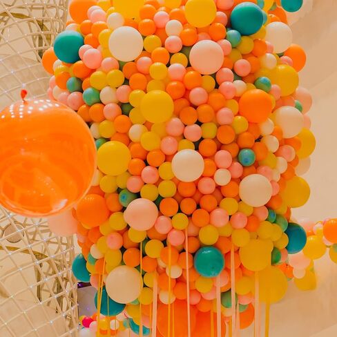 200 قطعة بالون 5 بوصة بألوان متنوعة، بالون لاتكس صغير، بالون لاتكس 5 بوصة لحفلات أعياد الميلاد وحفلات استقبال المولود الجديد. (اللون) in Kuwait