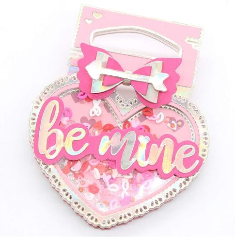 KSCRAFT Valentine Heart Shaker Bag Topper Metal Cutting Dies Stencils for DIY Scrapbooking/Photo Album Decorative Embossing DIY Paper Cards in Saudi Arabia