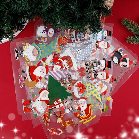 6 أوراق عيد الميلاد الحديد على النقل، لطيف عيد الميلاد الحديد على بقع للنسيج ثلج الأيائل سانتا كلوز ملصقات نقل الحرارة يزين للملابس DIY in Kuwait