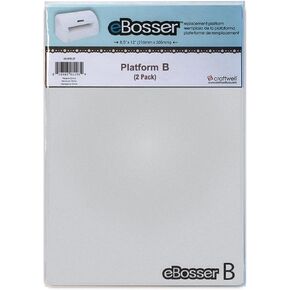 Craftwell EB-BPB-2P USA 2-Pack B Platform for Die Cutting Machine White in Saudi Arabia