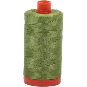 Aurifil A1050-2888 Solid 50wt 1422yds Fern Green Mako Cotton Thread