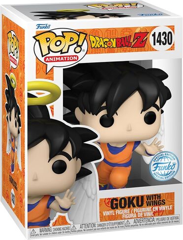 فانكو بوب! الرسوم المتحركة: Dragon Ball Z - Goku with Wings (Angel) إصدار خاص متعدد الألوان حصري #1430 مشترك مع شخصية Goku وNimbus Action #109 in Saudi Arabia