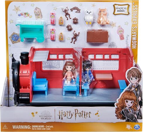 Wizarding World Harry Potter، مجموعة لعب القطار السريع Magical Minis Hogwarts Express مع شخصيتين حصريتين، 10 ملحقات، ألعاب أطفال للأعمار من 6 سنوات فما فوق in Kuwait