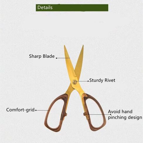 مقص لجميع الأغراض، أسود شفاف مثل مقص الخياطة من نسيج الراتنج، مقص مريح للقبضة المنزلية من الفولاذ المقاوم للصدأ حاد مقاس 7.7 بوصة مقصات ورقية لطلاب المدارس المكتبية (أسود) in Kuwait