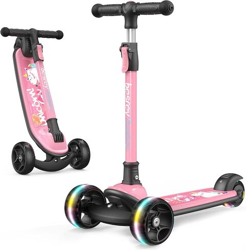 besrey 3 Wheel Scooter for Kids Ages 3-10 with 4 Adjustable Height in Kuwait