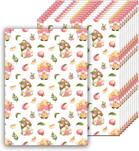 DPXWCCH 50 Pieces Gnome Peach Fruit Decorative Release Paper for Diamond Painting Replacement Cover Sheets 5D Diamond Art Painting Tool Accessories in Kuwait