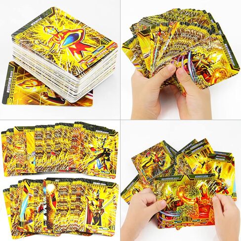 100 قطعة من بطاقات الترا هيرو الترامان الذهبية تي سي جي ديك بوكس مجموعة متنوعة نادرة للغاية بطاقات ذهبية لامعة in Kuwait