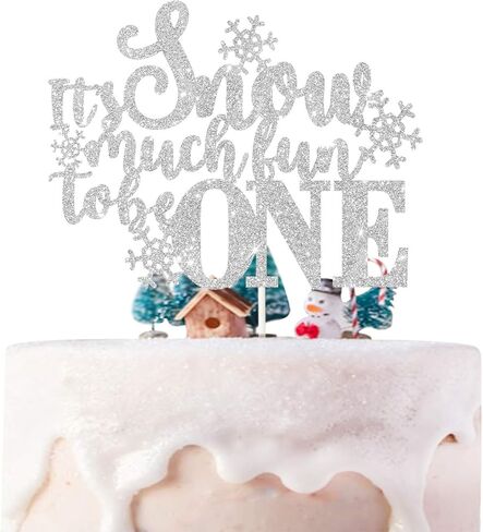 زينة كعكة عيد الميلاد الأول لشتاء الشتاء ممتعة جدا لتكون واحدة، ديكورات حفلات عيد الميلاد الأول in Kuwait