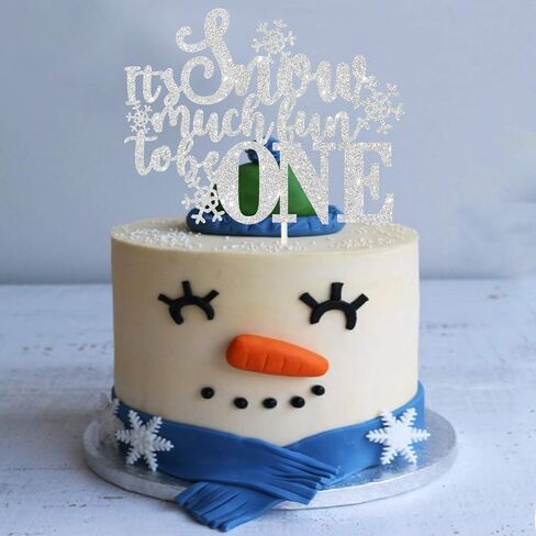 زينة كعكة عيد الميلاد الأول لشتاء الشتاء ممتعة جدا لتكون واحدة، ديكورات حفلات عيد الميلاد الأول in Kuwait
