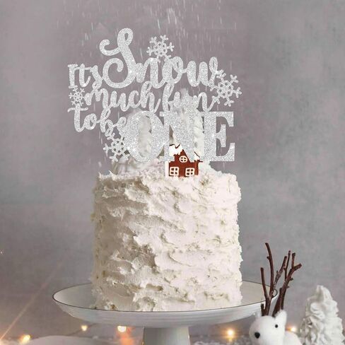 زينة كعكة عيد الميلاد الأول لشتاء الشتاء ممتعة جدا لتكون واحدة، ديكورات حفلات عيد الميلاد الأول in Kuwait