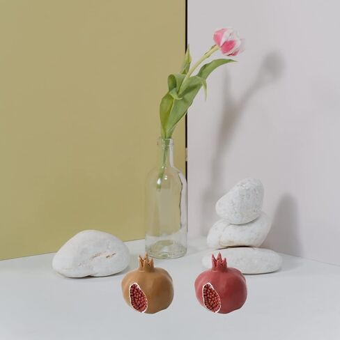 او ان ان بي ان ان قوالب شموع على شكل رمان، قالب سيليكون للرمان يمكنك صنعه بنفسك، قالب شوكولاتة ثلاثي الابعاد، قالب صابون فواكه صناعي مبتكر، لتزيين المنزل وتزيين الكيك من الراتنج in Kuwait